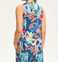 Fdj - Perrine Printed Eyelet Sleeveless Shirt