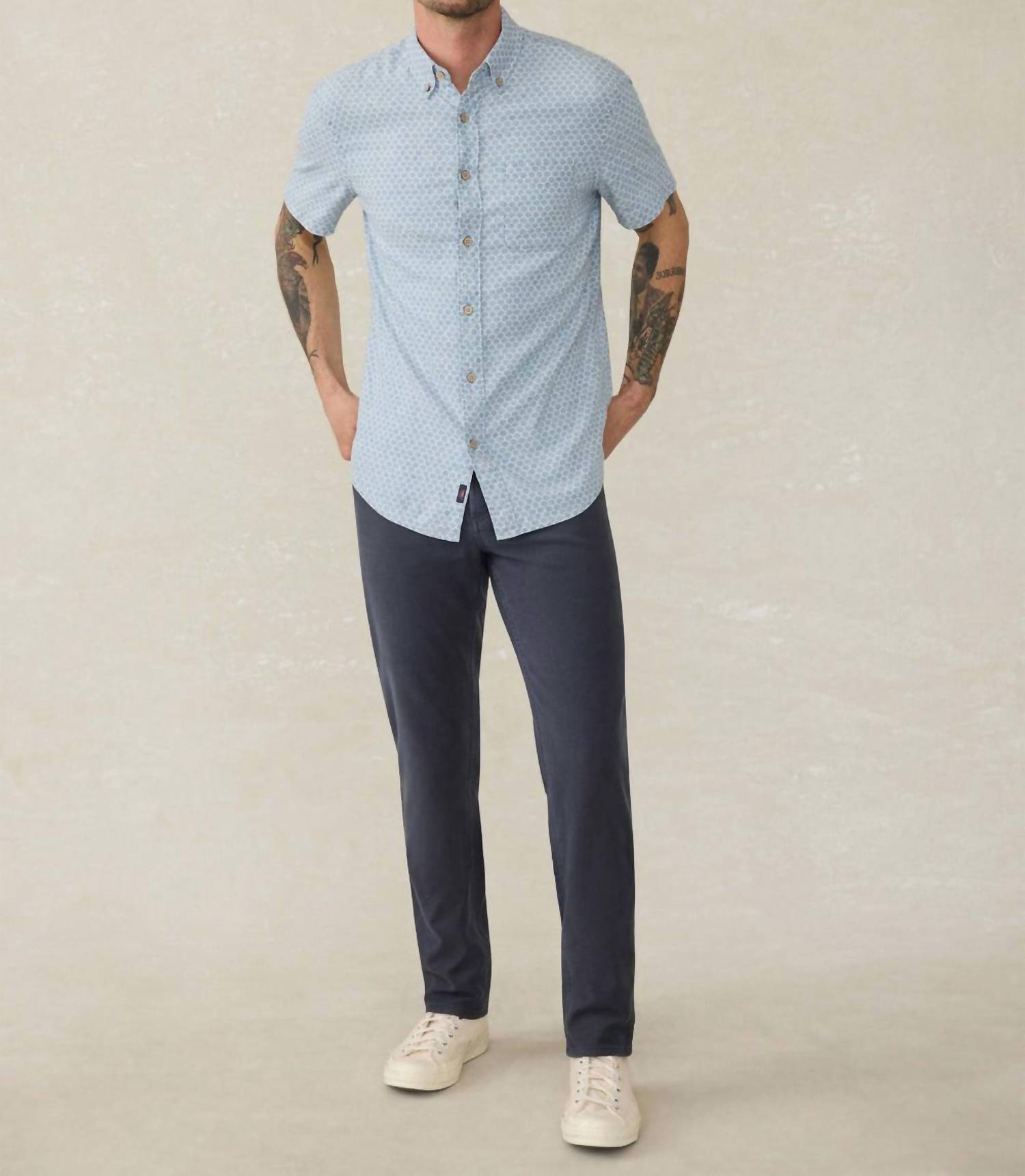 Faherty - Stretch Terry 5 Pocket Pant