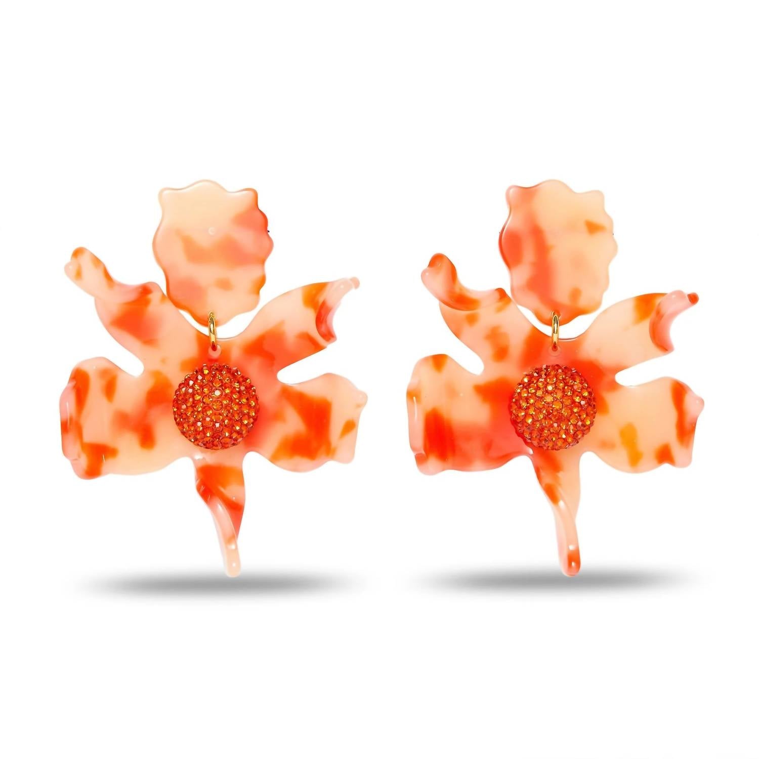 Lele Sadoughi - Women's Crystal Lily Earrings
