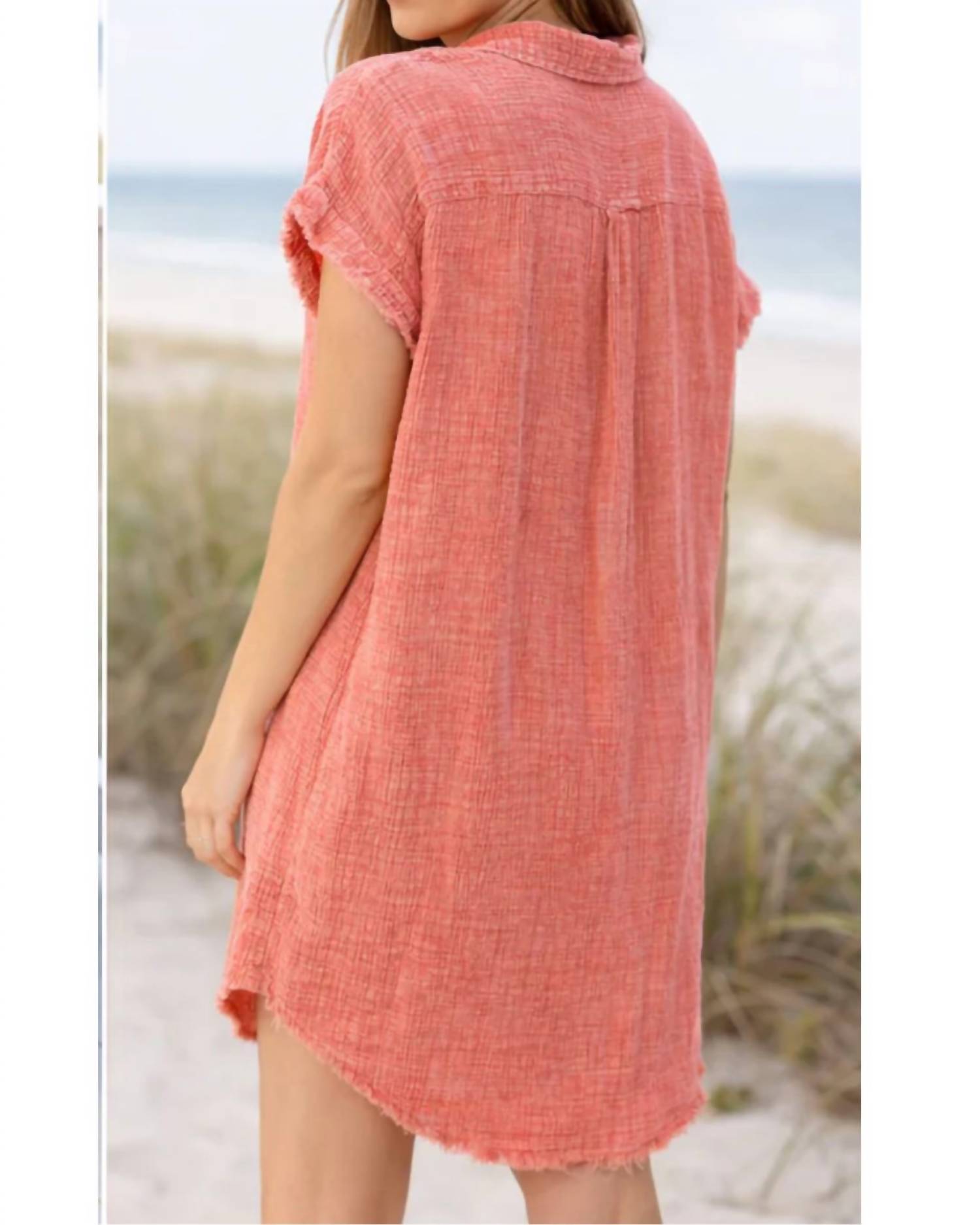 Before You Collection - Coast Gauze Shirt Dress