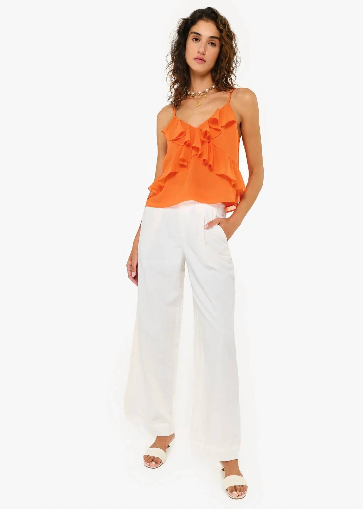 Cami Nyc - Cadiz Wide Leg Linen Pant
