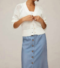 Fifteen Twenty - Women's Ellen Crochet Cardigan Sweater