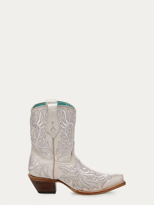 Corral - Women’s Embroidered Ankle Cowboy Boots