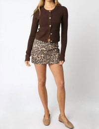 Olivaceous - Taryn Knit Button Top
