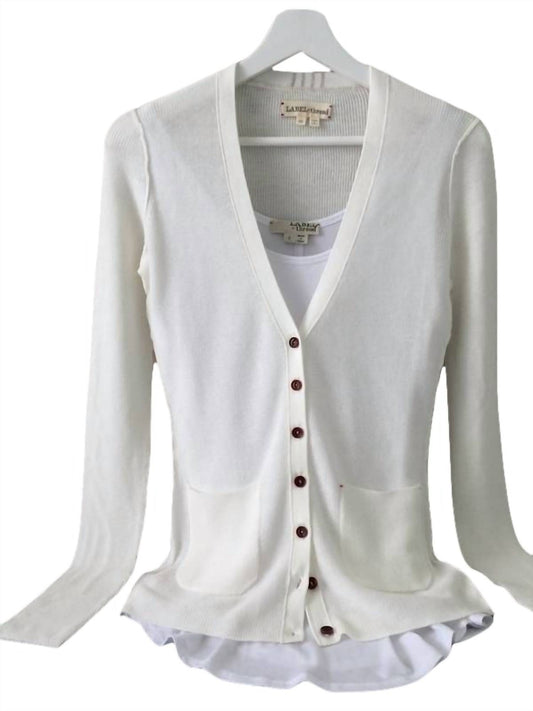 Women's Ribbed Cotton Cardigan