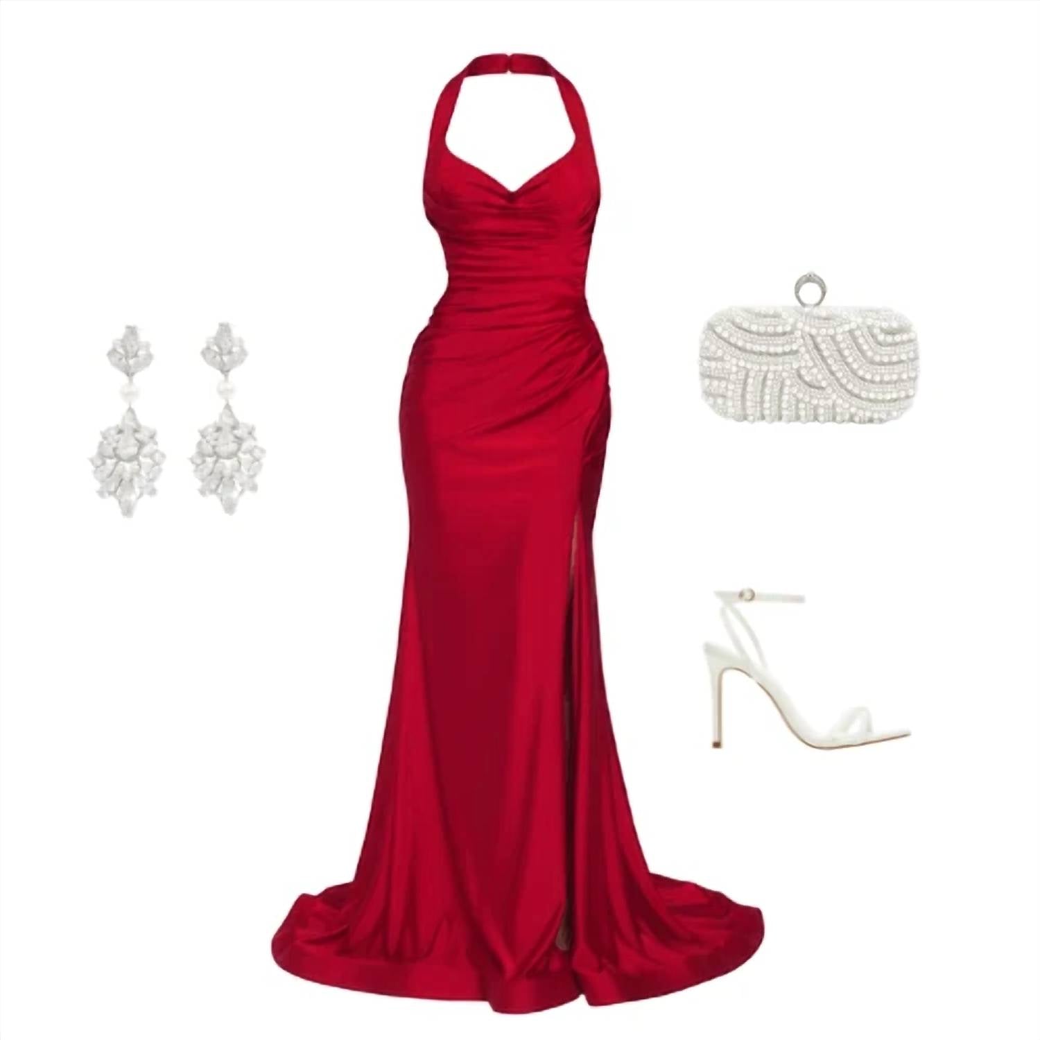 Ever After Bridal Atlanta - Women's Allure Elegant Satin Evening Gown