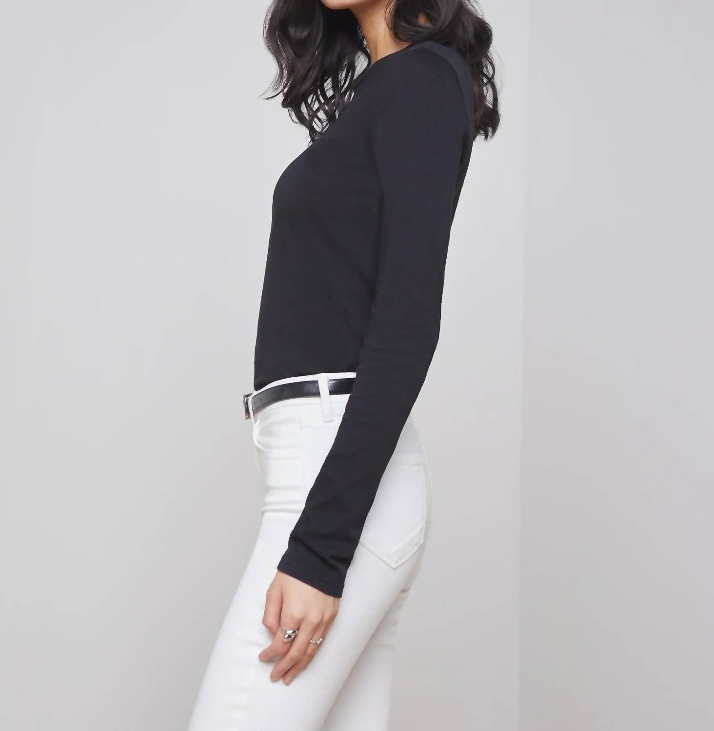 L'Agence - Tess Long Sleeve Tee