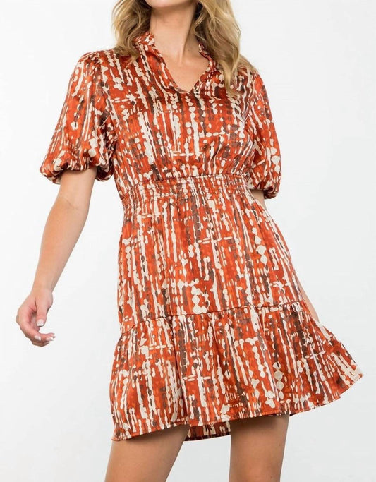 Thml - Puff Sleeve Print Dress