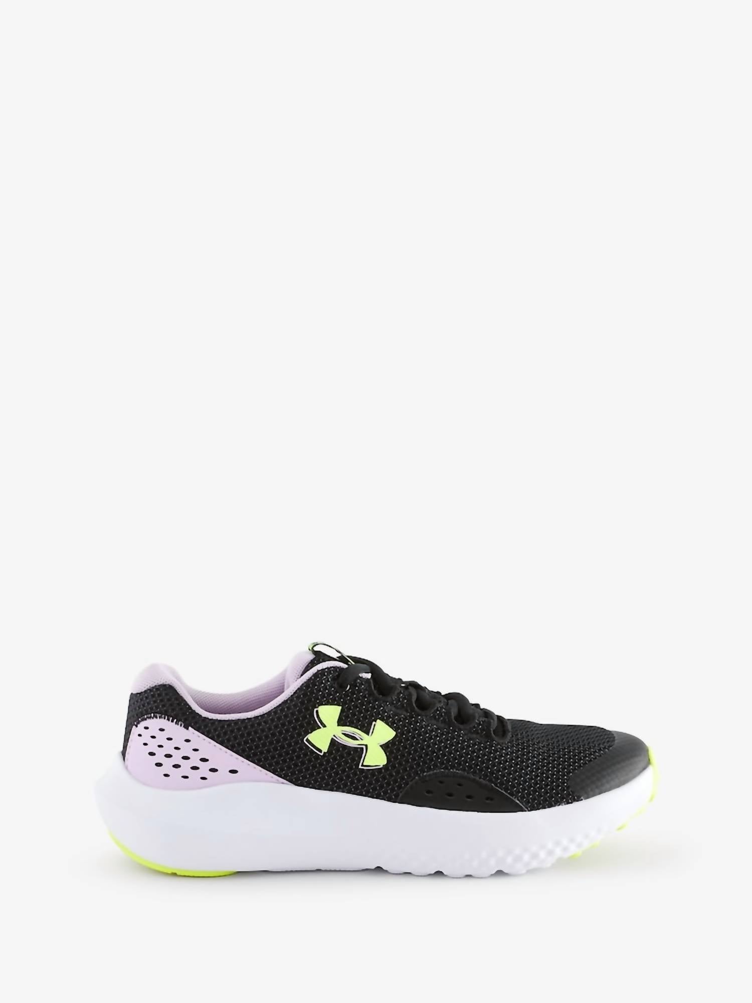 UNDER ARMOUR Girls Surge 4 Running Shoes in black pink - kids' sneaker