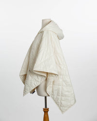 RAINRAPS Women's Rain Puffer Jacket in ivory pufferrap - women's jacket - view 4
