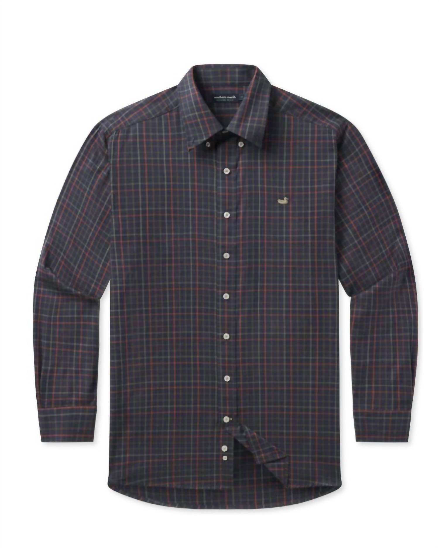 Southern Marsh - Chateau Windowpane Shirt