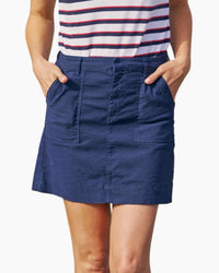 Frank & Eileen Jameson Skirt in summer navy - women's skirt