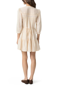 Paige Fiume Dress in oyster white - women's dress - detail view