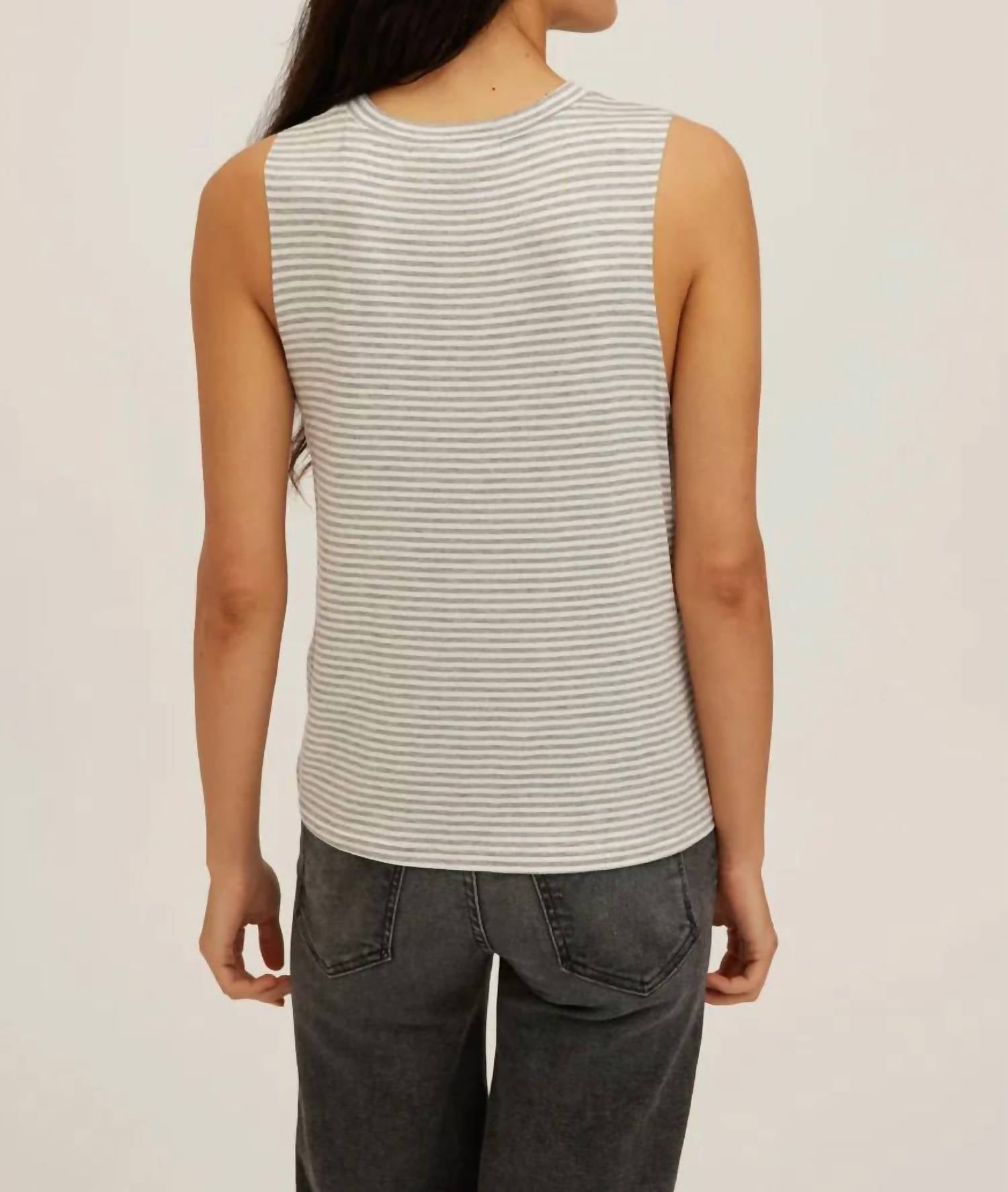 Project Social T - Extra Mixed Stripe Tank Top