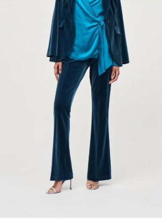 Joseph Ribkoff - Velvet Flared Pull-On Pants