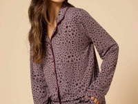 Softies - Aria Slim Notch Collar Pj Set
