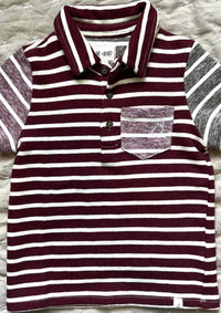Me & Henry - Boy's Stripe Polo