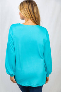 White Birch - Solid Long Sleeve Top