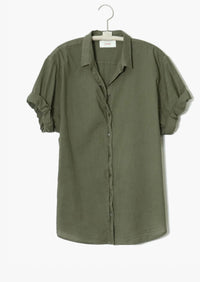 XIRENA Channing Shirt in dark sage - women's shirt - view 4