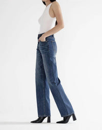 Mica Denim - Netty Super High Straight Leg Jeans