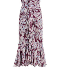 cinq a sept Clio Tulip Dress in plum multi - women's dress - view 4