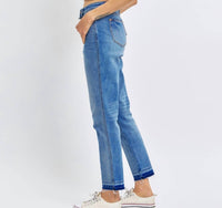 Judy Blue - Rigid Magic Release Hem Boyfriend Jeans