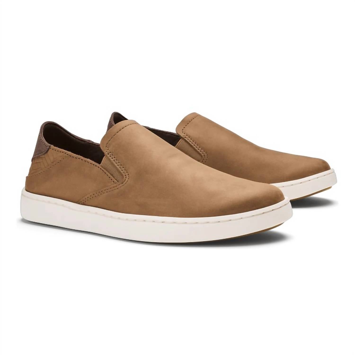 Olukai - Women's Pehuea Leather Slip On Sneakers