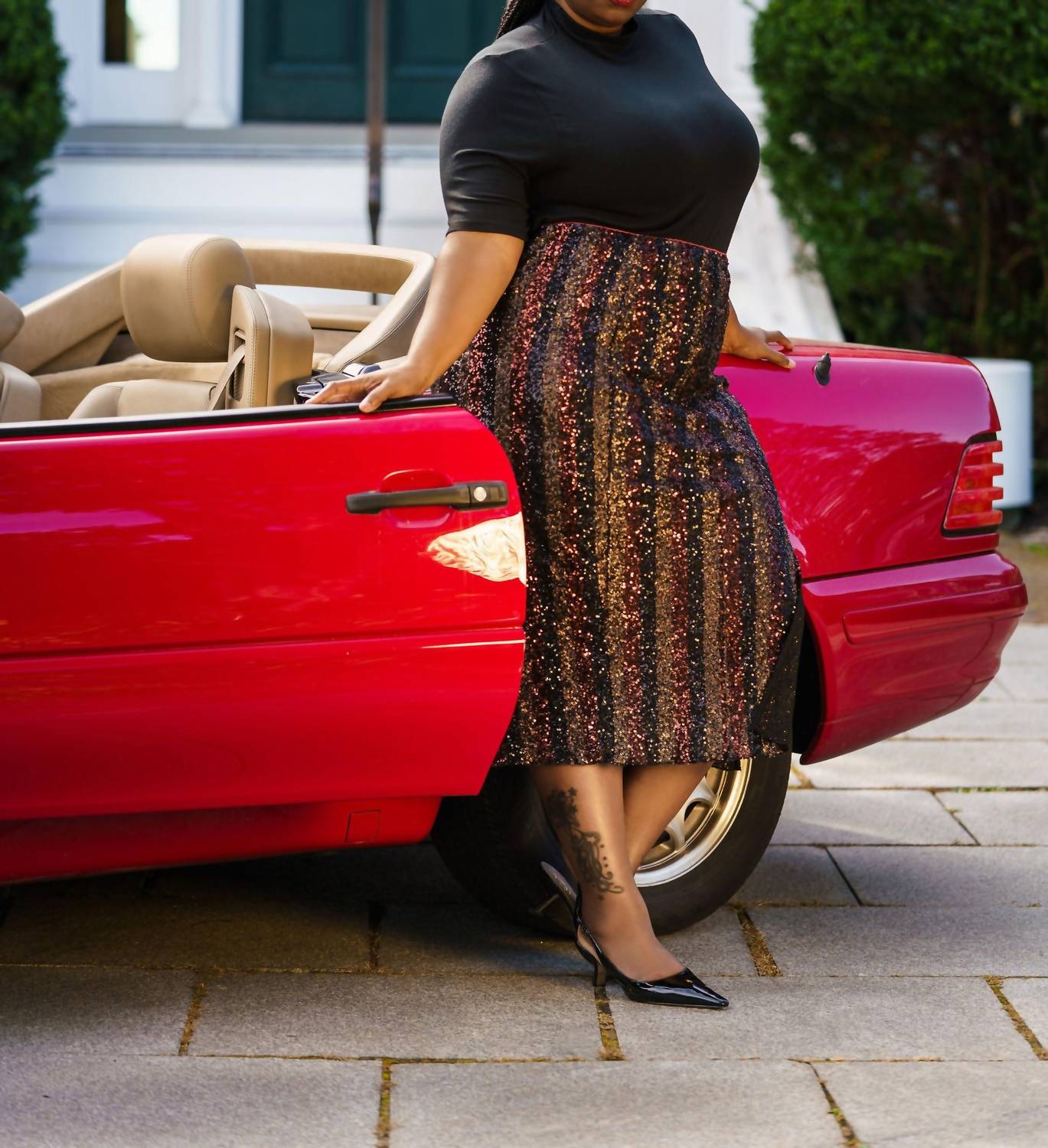 -Bl^Nk- - Daliyas Midi Skirt - Plus