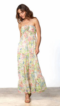 Lavender Brown - Catelaya Print Maxi Dress