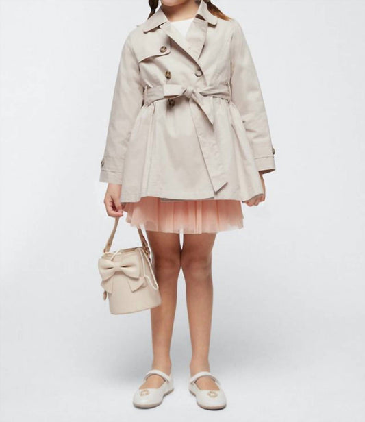 Mayoral - Classic Belted Raincoat Trench