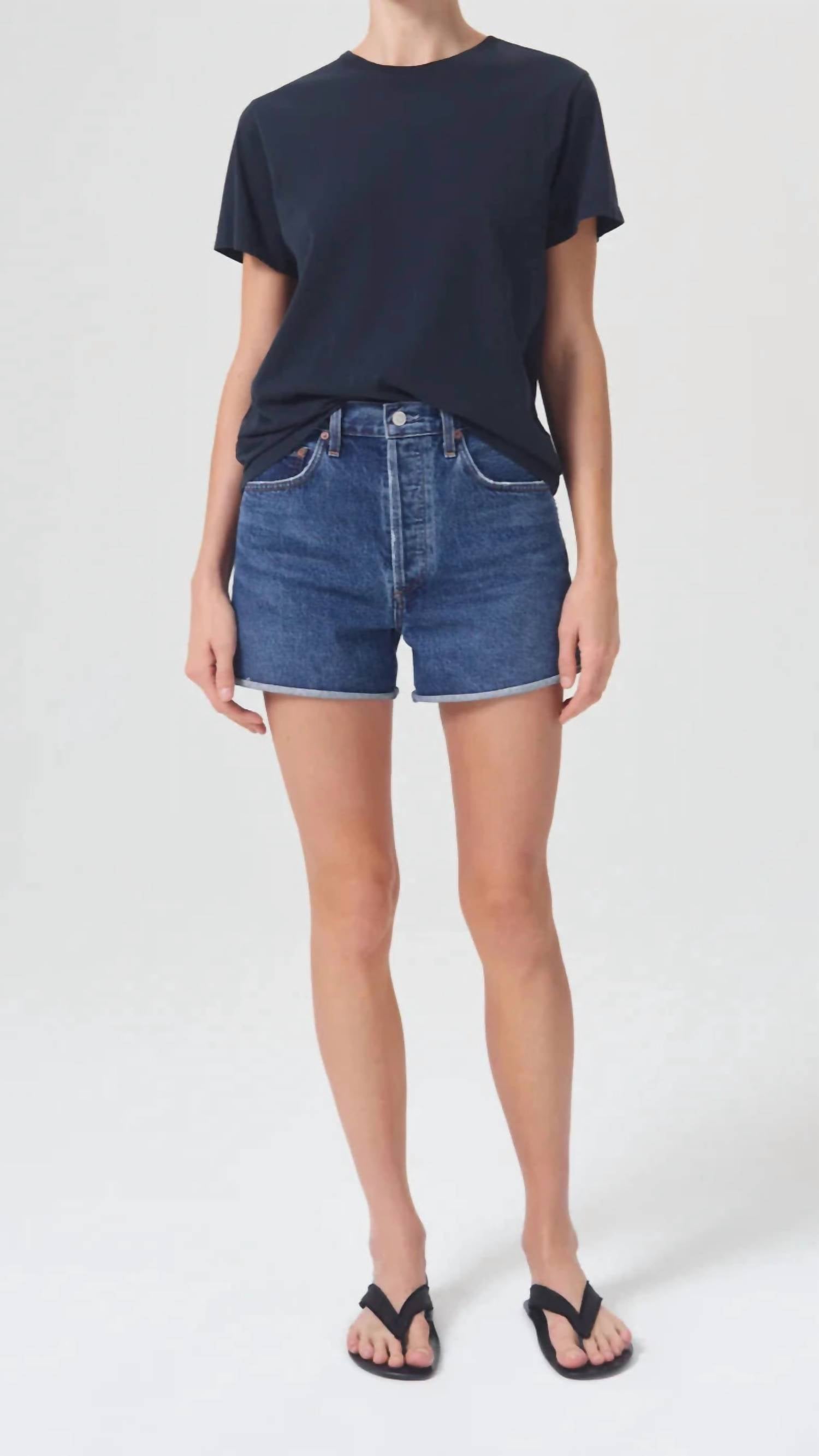 Agolde - Dee High Rise Rolled Hem Short