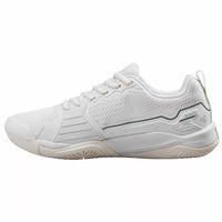 Wilson Women's Rush Pro 4.5 Shoe in white surf spray - women's sneaker - detail view