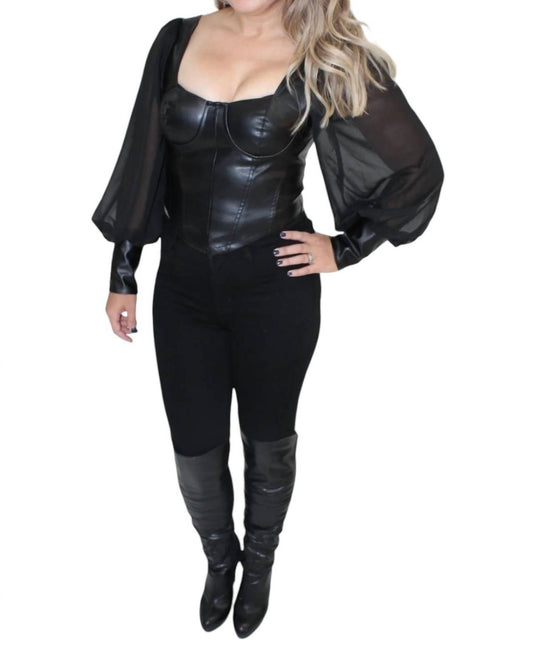 Shero - Vegan Leather Lorde Top