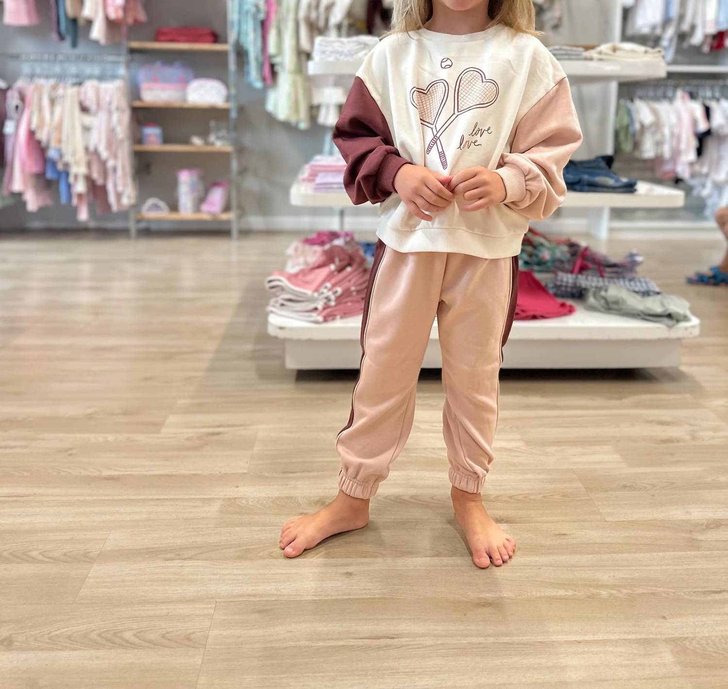 Rylee + Cru - Kids' Paneled Sweatpants
