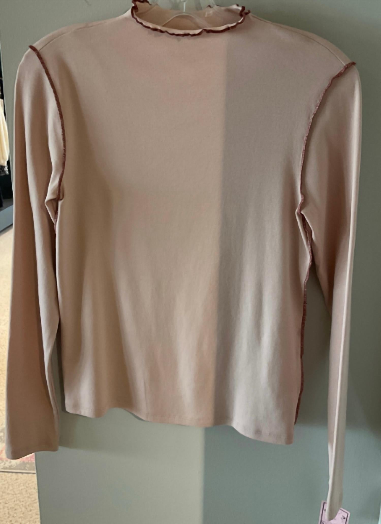 Lilla P - Women's Ruffled Neck Top