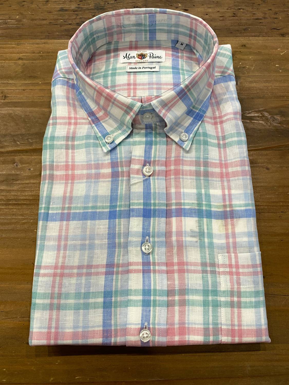Alan Paine - Men's Spring Linen Shirt