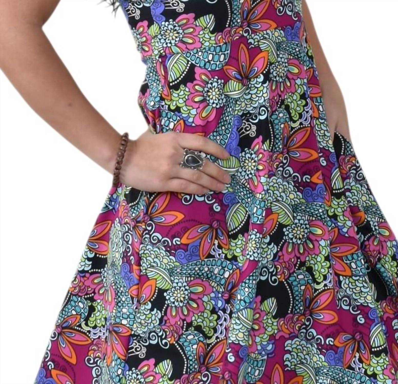 Southwind Laguna Dress in blooming bouquet - women's dress - detail view