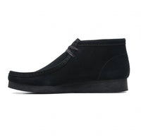 Clarks Women's Wallabee 2 Boot in black suede - women's shoe