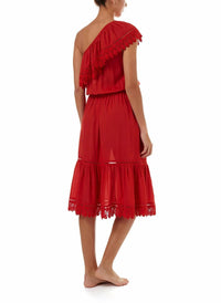 Melissa Odabash - Jo One-shoulder Midi Dress