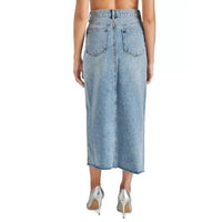 Steve Madden - Avani Front Slit Denim Maxi Skirt