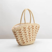 Melie Bianco - Women's Lisbon Straw Vegan Tote Bag