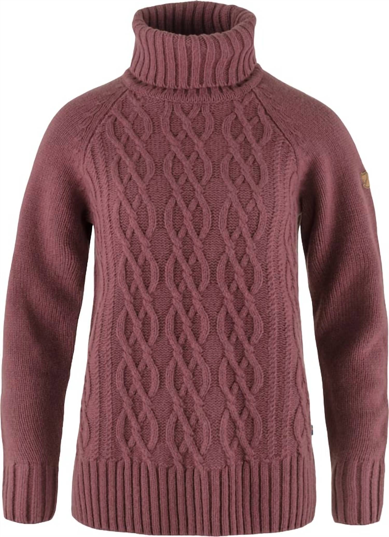 Fjallraven - Women's Cable Knit Roller Neck Sweater