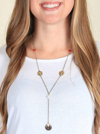 Southern Grace - Women's Baseball Charm Y Necklace