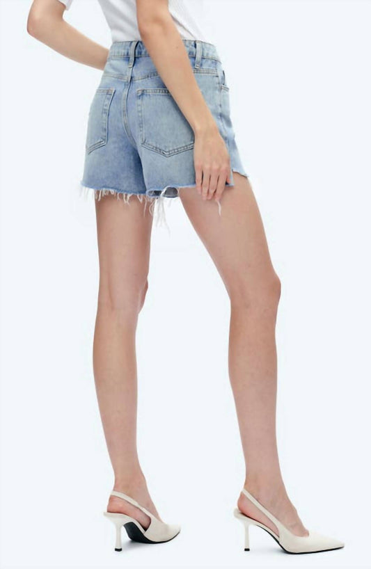 Bayeas - Kelly High Waist Cutoff Denim Short