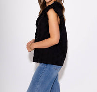Ivy Jane Midnight Bouquet Top in black - women's blouse - view 6