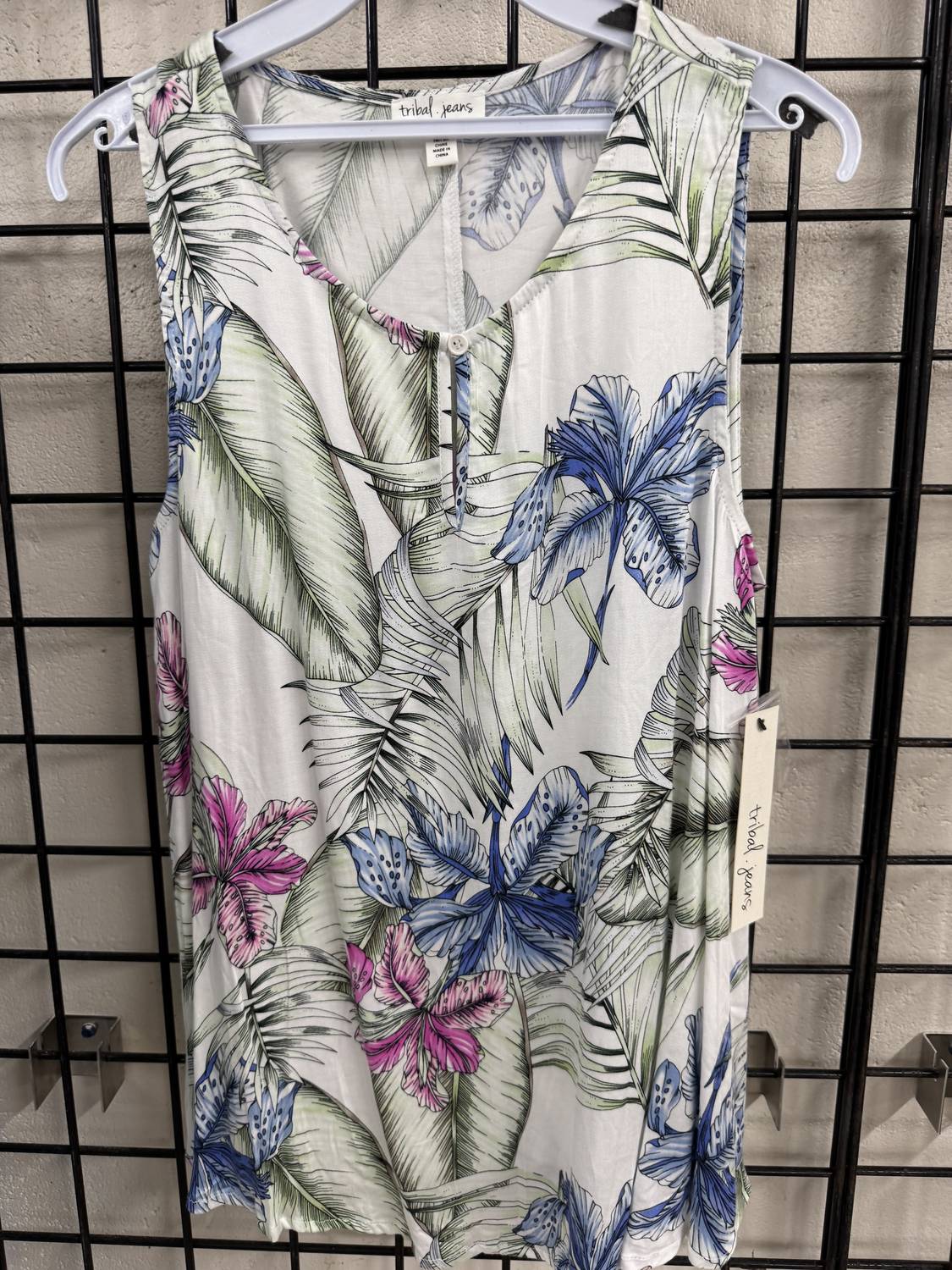 Tribal - Women's Sleeveless Print Top