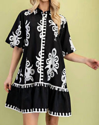 Gigio - Bold Print Mini Dress