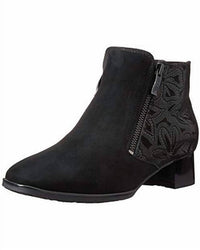 Ara Women's Geraldine Graz Ankle Bootie in black - women's shoe - alternate view