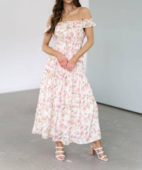 STORIA Paradise Bloom Set in romantic rose print - women's skirt
