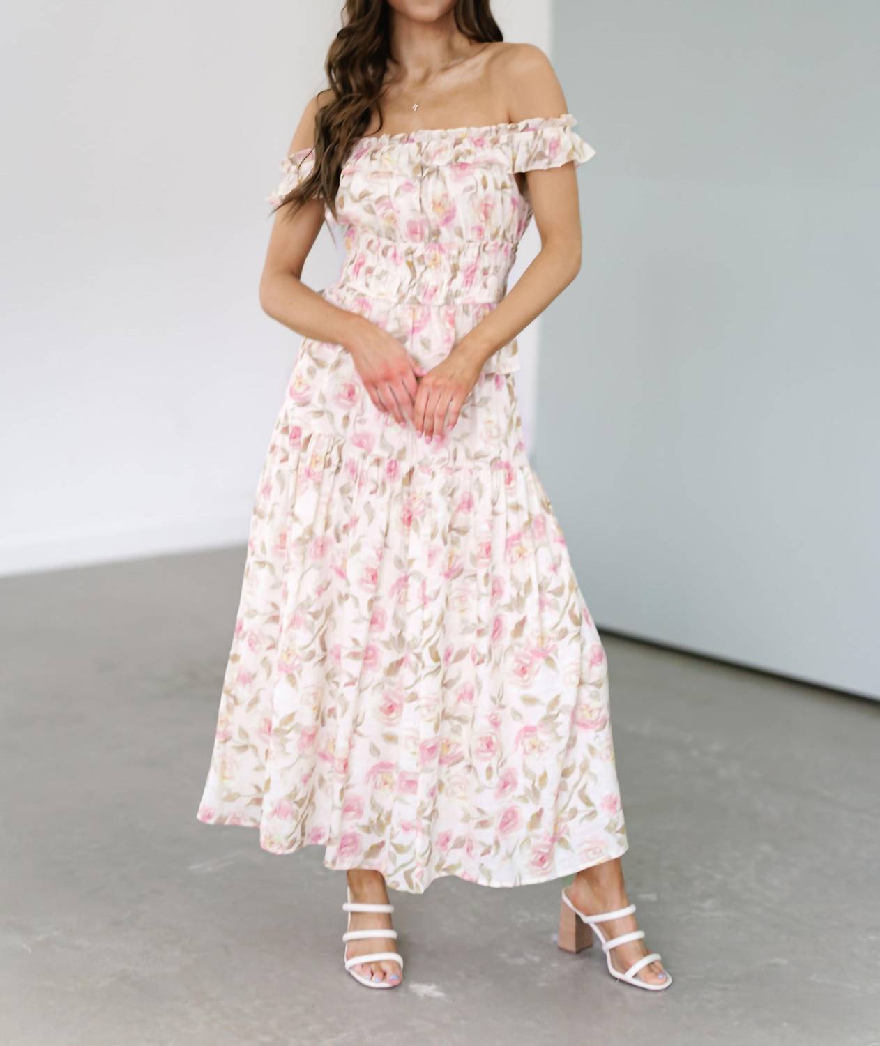 STORIA Paradise Bloom Set in romantic rose print - women's skirt